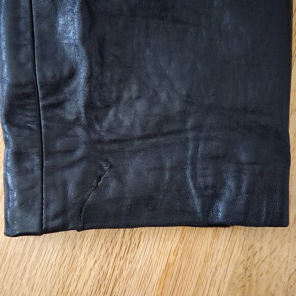 Vintage Buttery Soft Genuine Leather High Waisted Pants Made in Canada - Picture 8 of 9